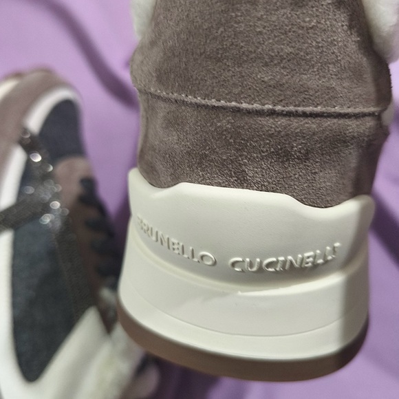 Brunello Cucinelli Retro Patchwork Sneakers - Picture 6 of 9